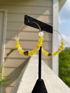 Sunshine Hoop Earrings